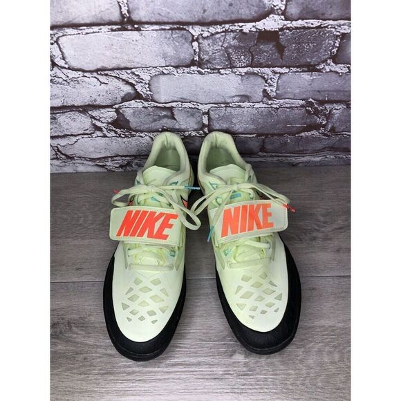 Nike Zoom Rotational 6 Barely Volt Hyper Green Mesh Orange Shoes Men 12M US/46EU - Picture 5 of 16